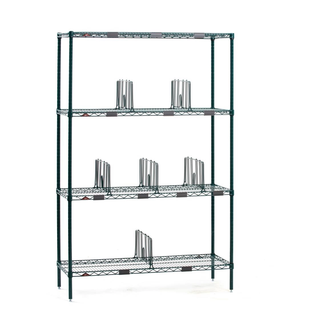 Vous pouvez acheter un Séparateurs d'étagère Super Erecta Metro 460 x 203mm (lot de 4) chez Supplierz BV