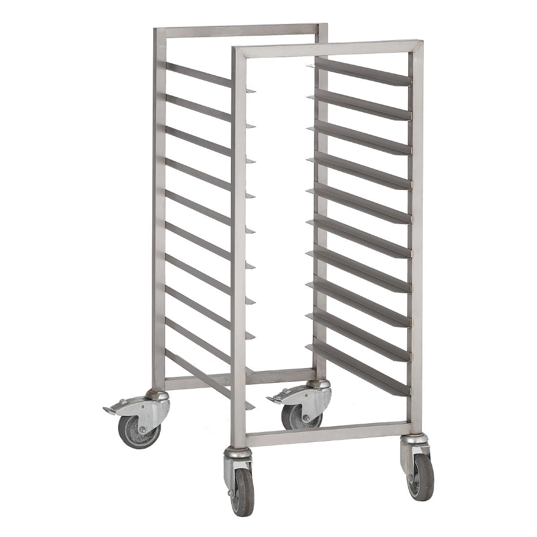 Vous pouvez acheter un Chariot à glissières inox Gastro M 600x400mm 10 niveaux chez Supplierz BV