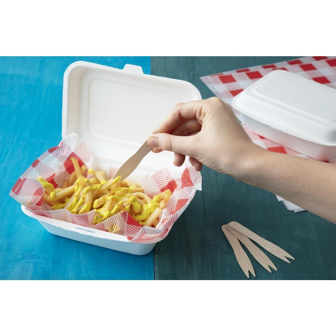 Een Fiesta Compostable bagasse maaltijddozen 182mm (250 stuks) koop je bij Supplierz BV