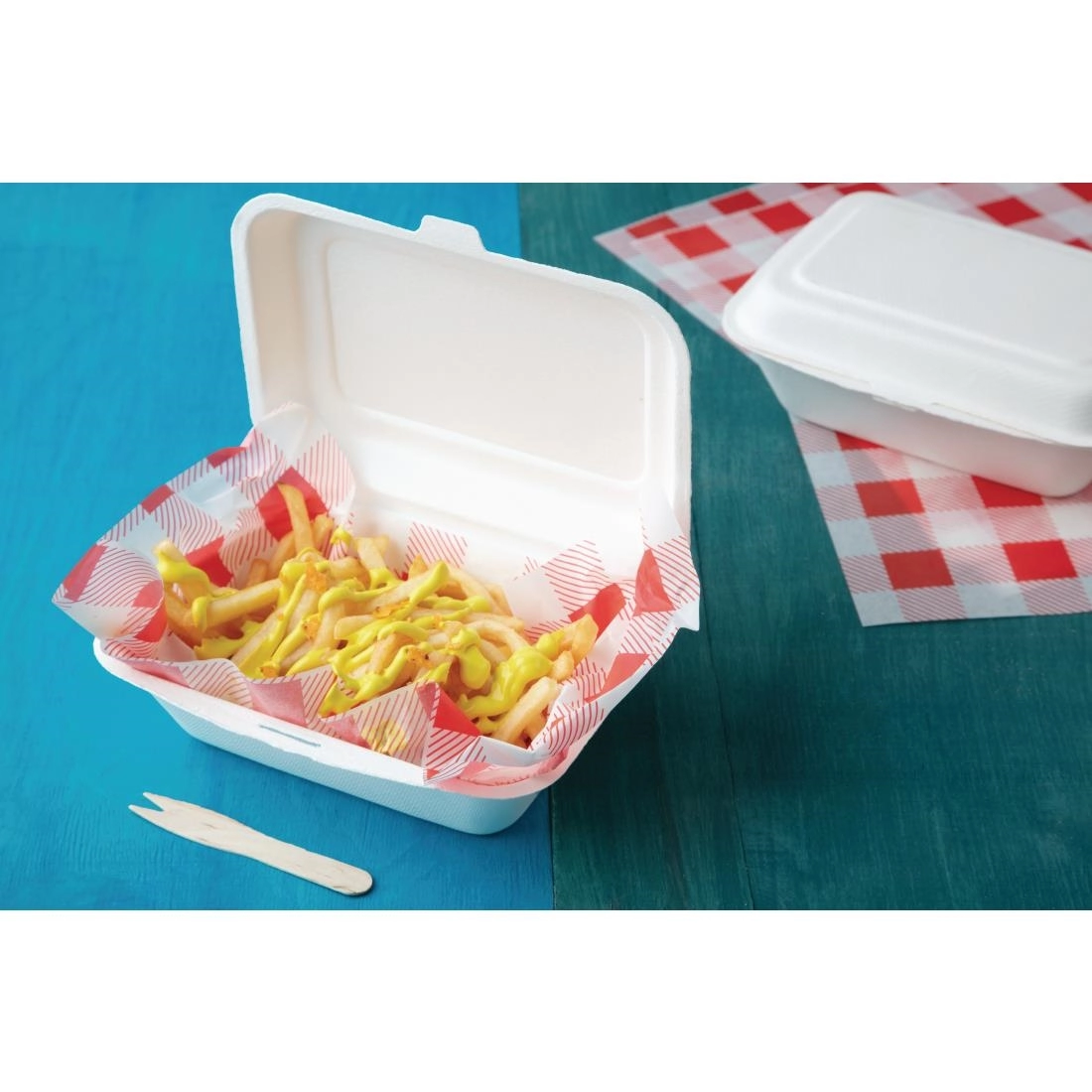 Een Fiesta Compostable bagasse maaltijddozen 182mm (250 stuks) koop je bij Supplierz BV