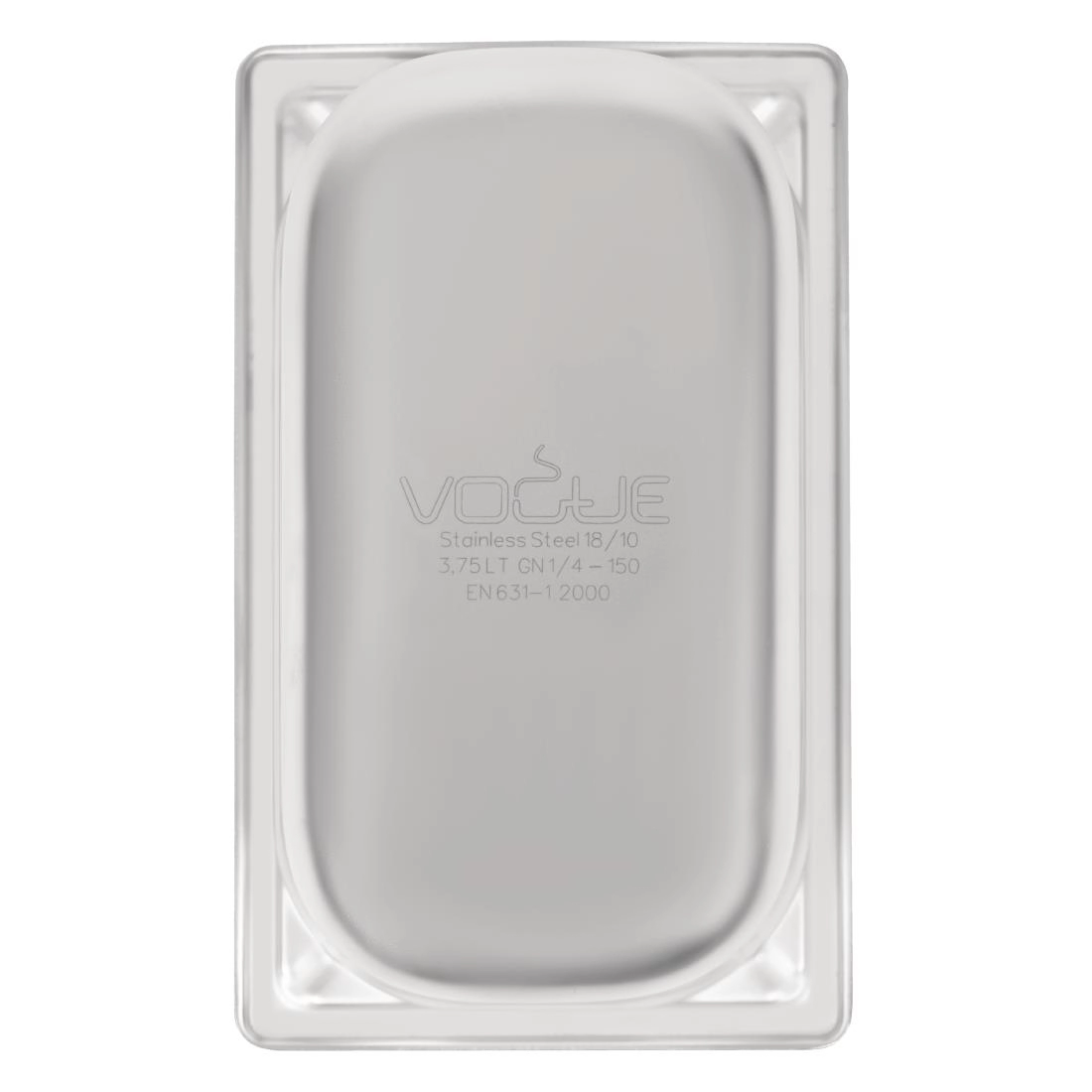 Vous pouvez acheter un Bac inox 18/10 GN 1/4 Vogue 150mm chez Supplierz BV