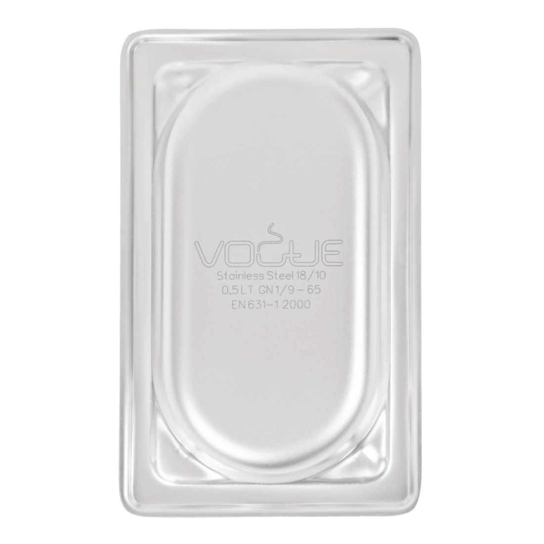 Vous pouvez acheter un Bac inox 18/10 GN 1/9 professionnel Vogue 65mm chez Supplierz BV