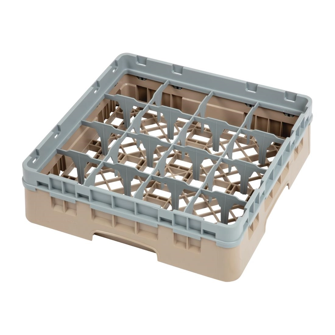 Een Cambro Camrack vaatwaskorf met 16 compartimenten max. glashoogte 9,2cm koop je bij Supplierz BV