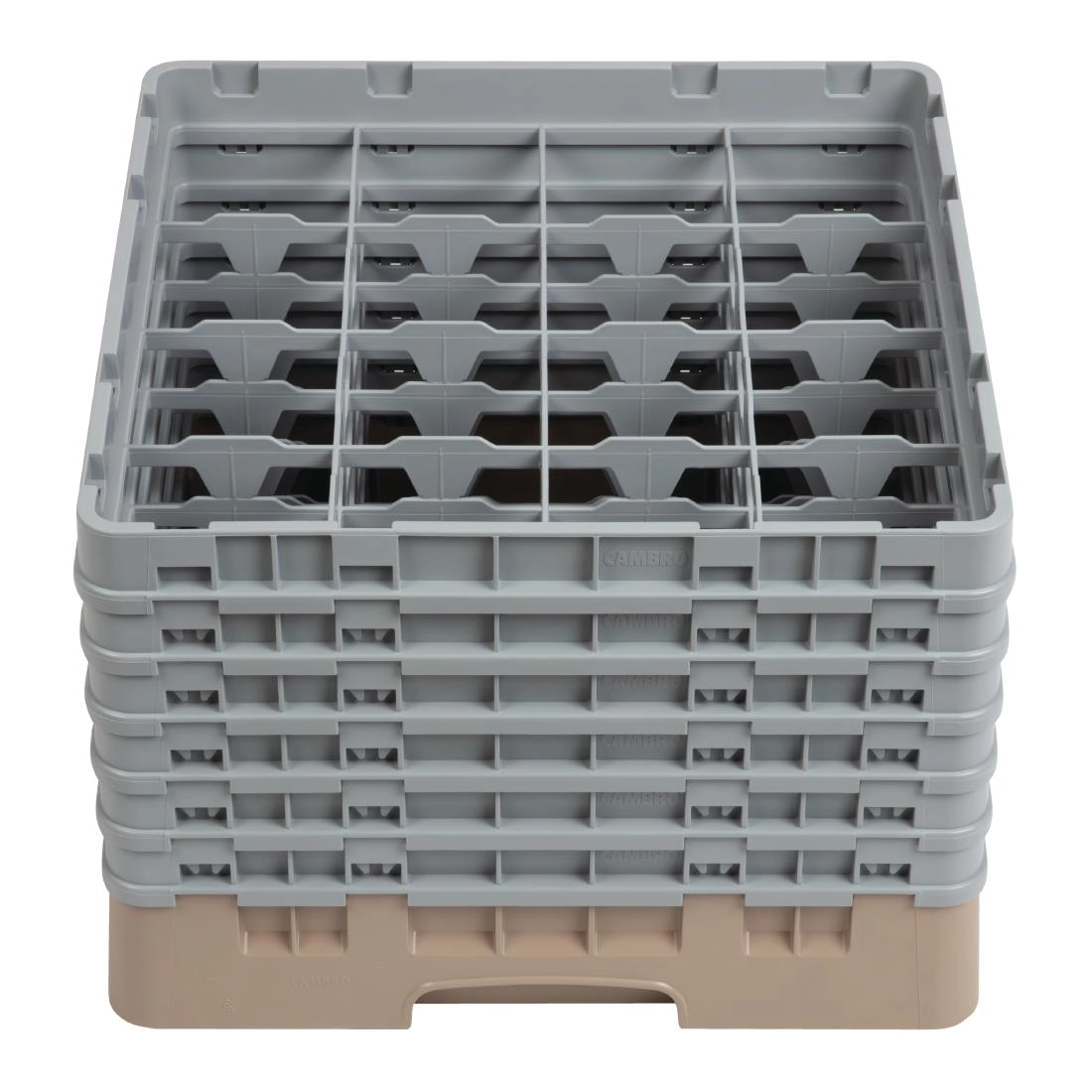 Sie können einen Cambro Gläserspülkorb beige mit 16 Fächern max Glashöhe 29,8cm bei Supplierz BV kaufen