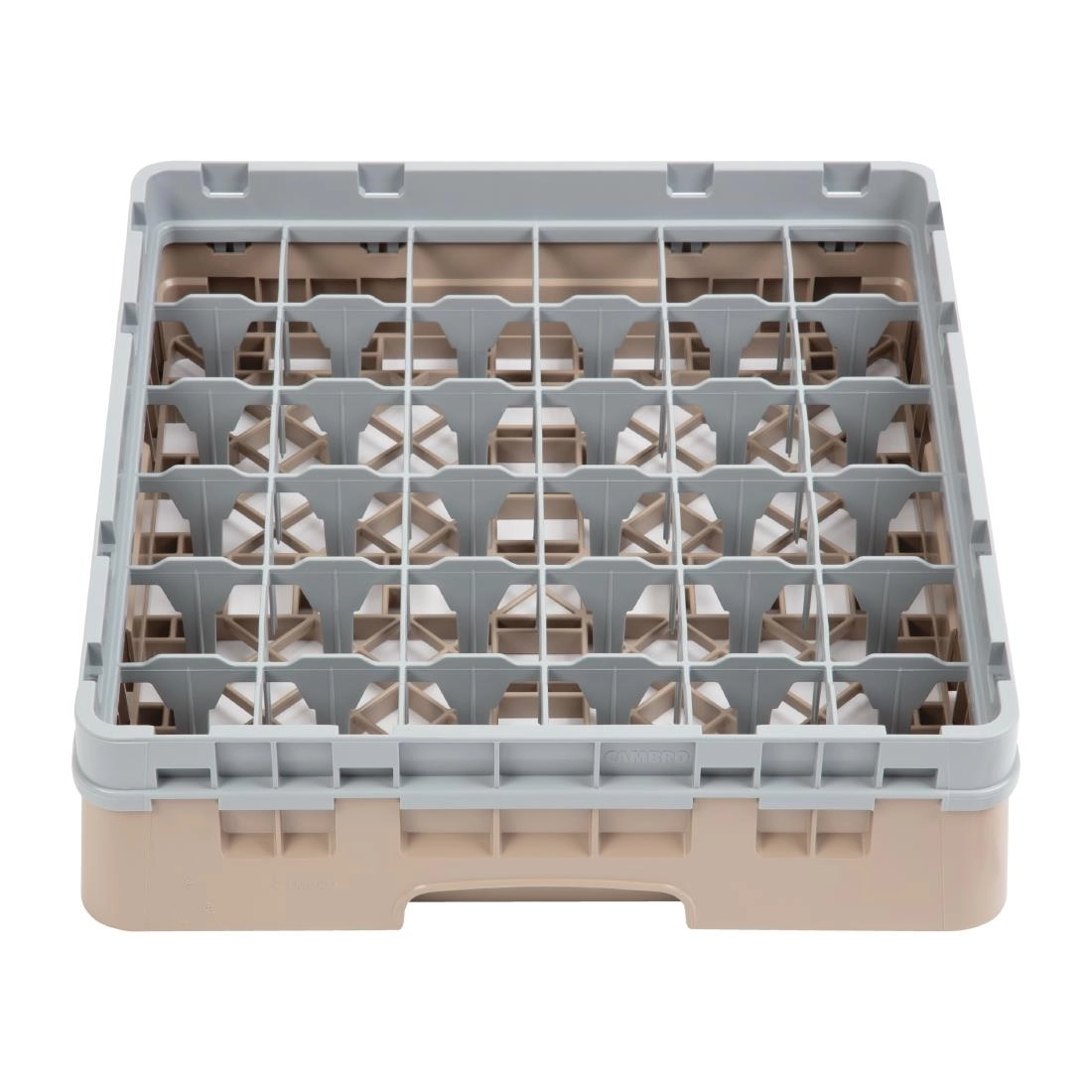 Sie können einen Cambro Gläserspülkorb beige mit 36 Fächern max Glashöhe 9,2cm bei Supplierz BV kaufen