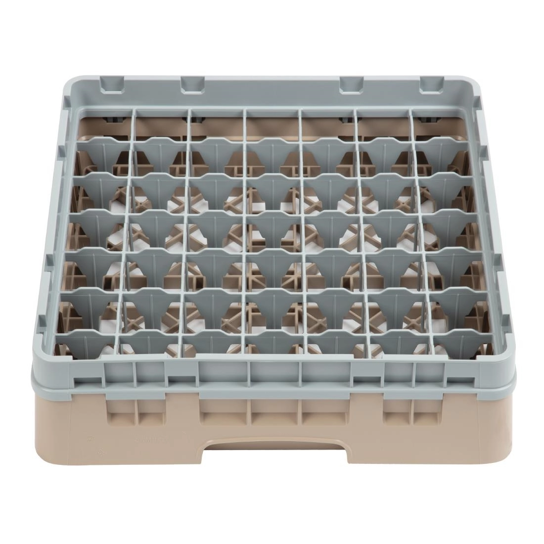 Sie können einen Cambro Gläserspülkorb beige mit 49 Fächern max Glashöhe 9,2cm bei Supplierz BV kaufen