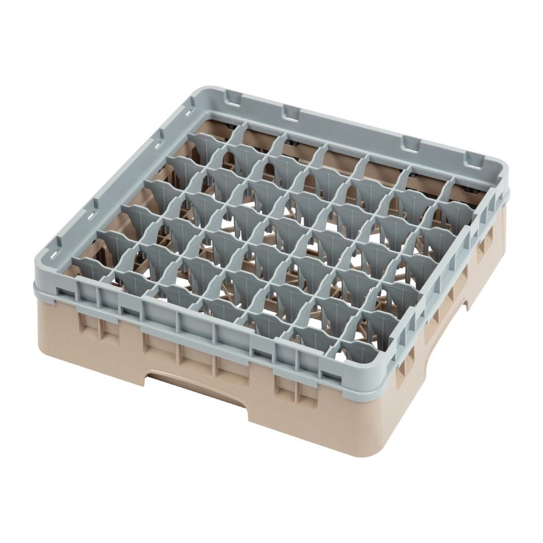 Sie können einen Cambro Gläserspülkorb beige mit 49 Fächern max Glashöhe 9,2cm bei Supplierz BV kaufen