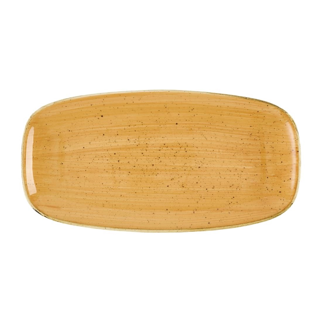 Sie können einen Churchill Stonecast Tangerine Chefs' Oblong Plate No. 3 (12 Stück) (298 x 153mm) bei Supplierz BV kaufen