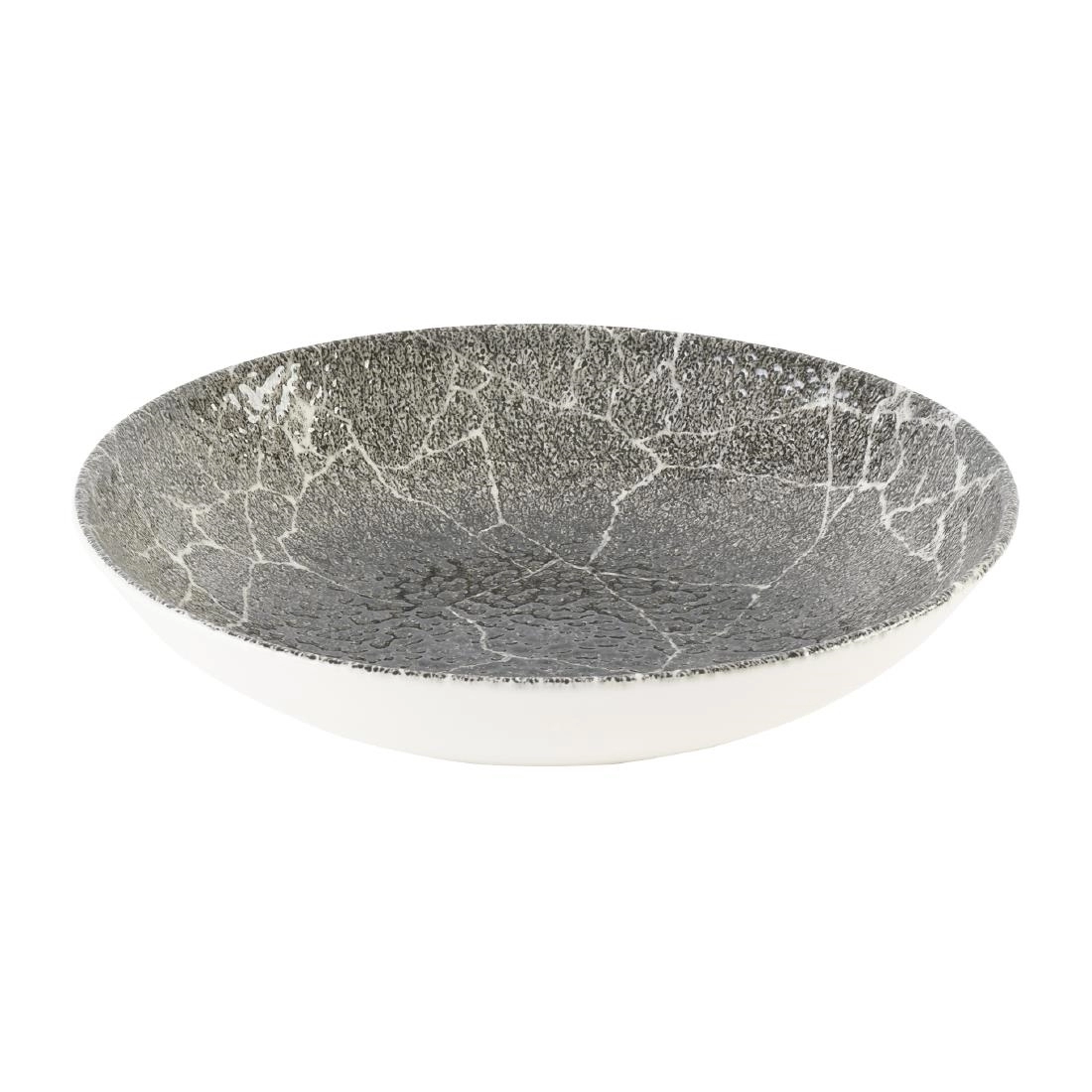 Sie können einen Churchill Studio Prints Kintsugi Quartz Black Coupe-Schüssel, 248 mm (12 Stück) bei Supplierz BV kaufen