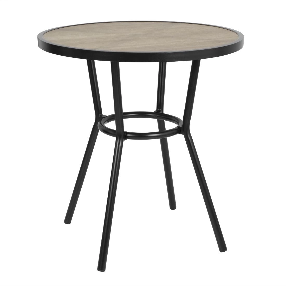 Een Bolero Marston Ronde Buitentafel Zwart 700mm koop je bij Supplierz BV