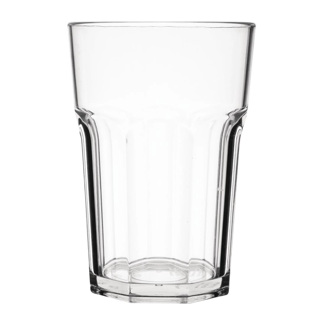 Vous pouvez acheter un Olympia Kristallon Orleans polycarbonaat tumblers 390ml (12 stuks) chez Supplierz BV