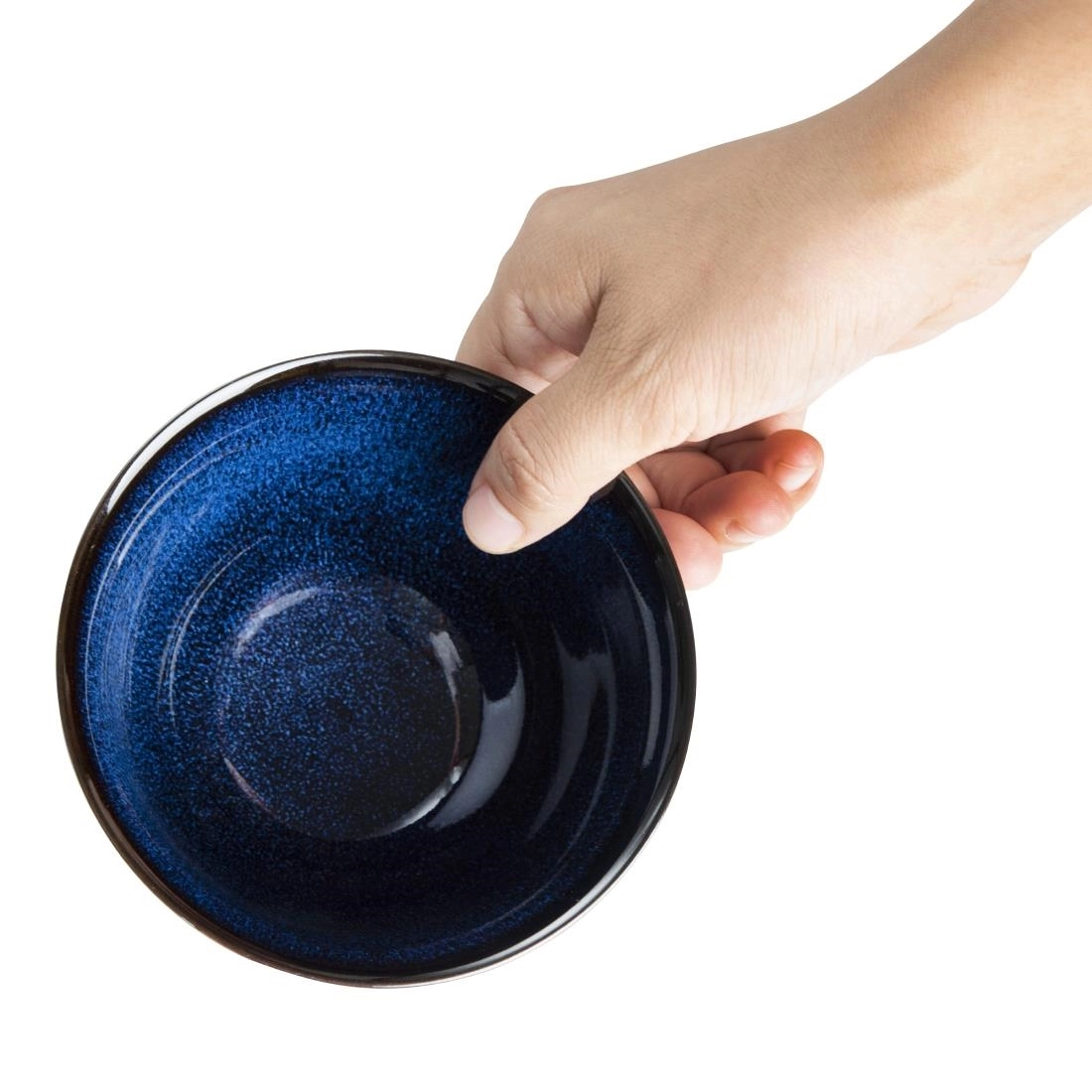 Een Olympia Luna Midnight Blue Footed Bowls 115 mm (Pak Van 8) koop je bij Supplierz BV