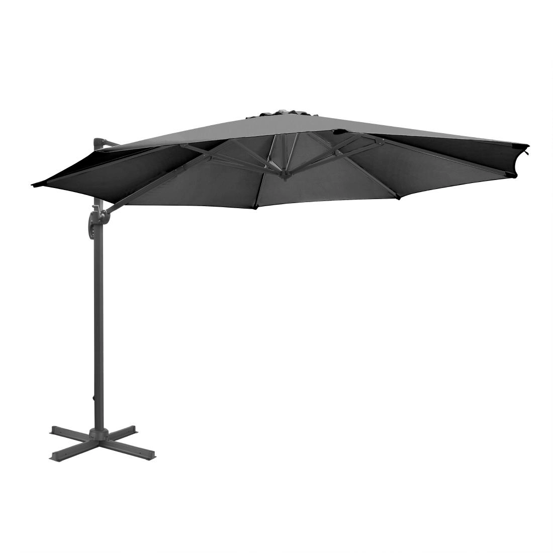 Een Bolero Venice Heavy Duty Parasol Zwart 3,5M koop je bij Supplierz BV