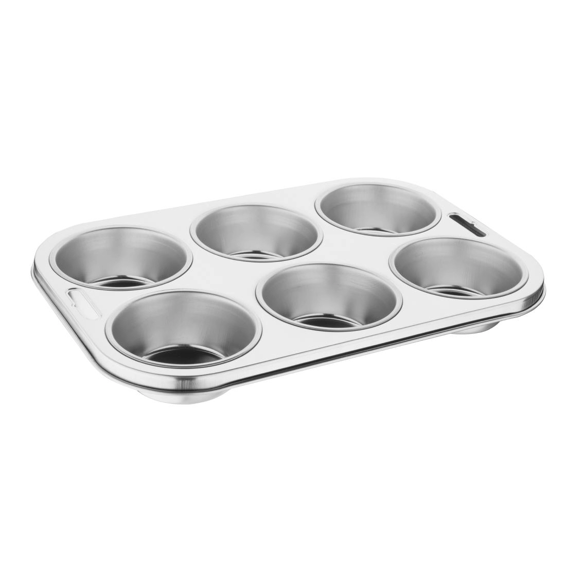 Een Vogue roestvrijstalen muffinbakvorm 6 cups koop je bij Supplierz BV