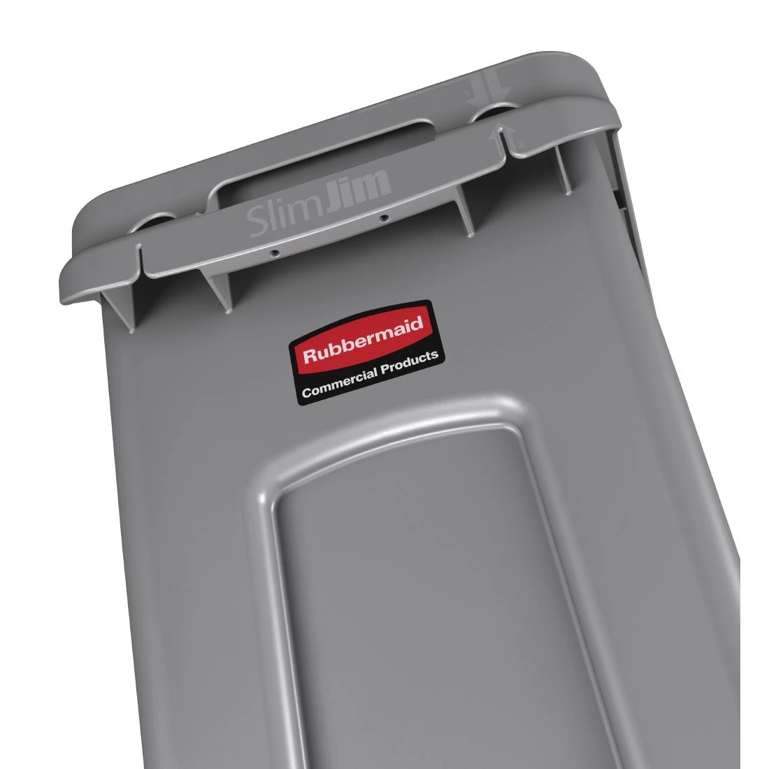 Een Rubbermaid Slim Jim container met luchtsleuven 60L koop je bij Supplierz BV