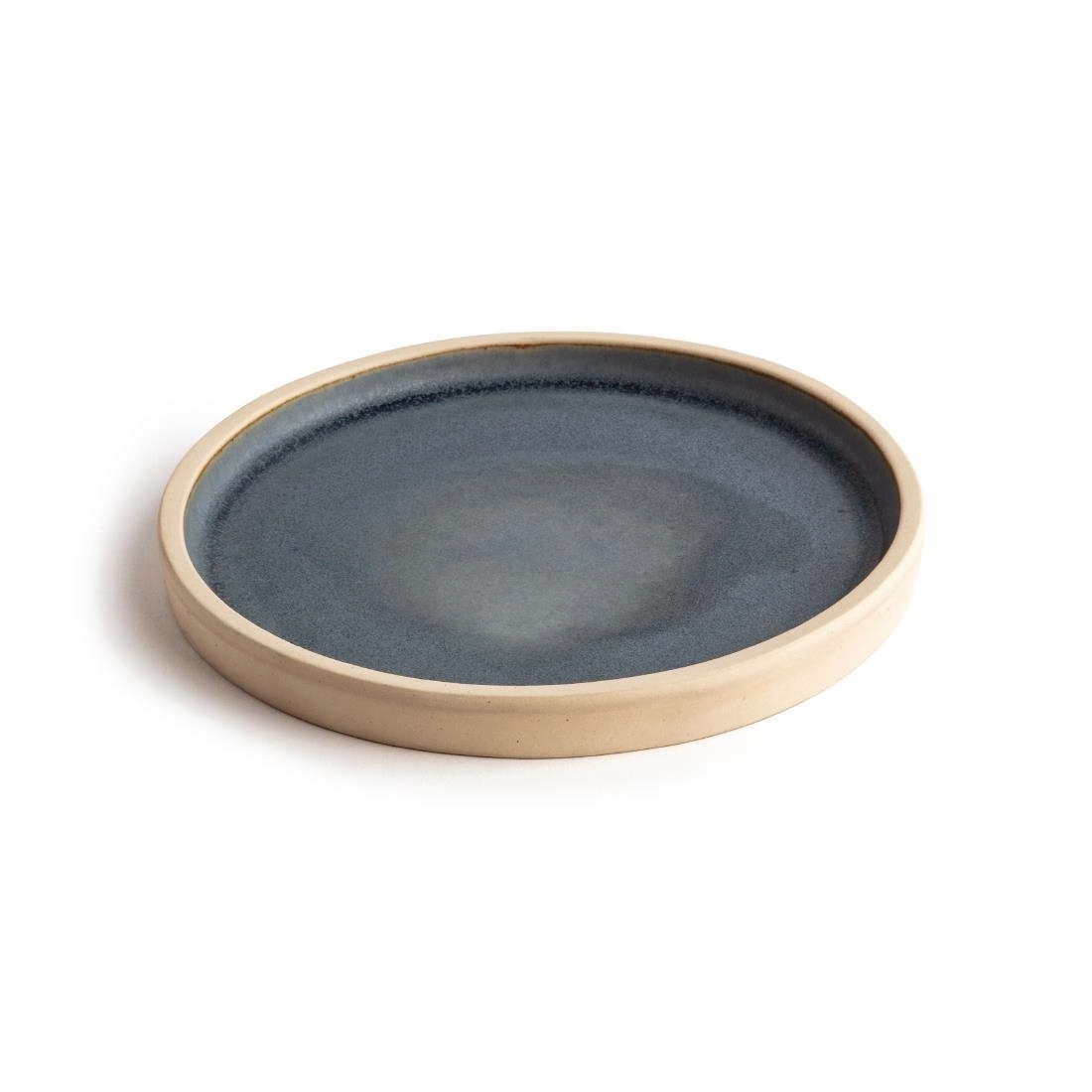 Vous pouvez acheter un Assiettes plates bord droit granit bleu Olympia Canvas 18 cm (Lotde 6) chez Supplierz BV