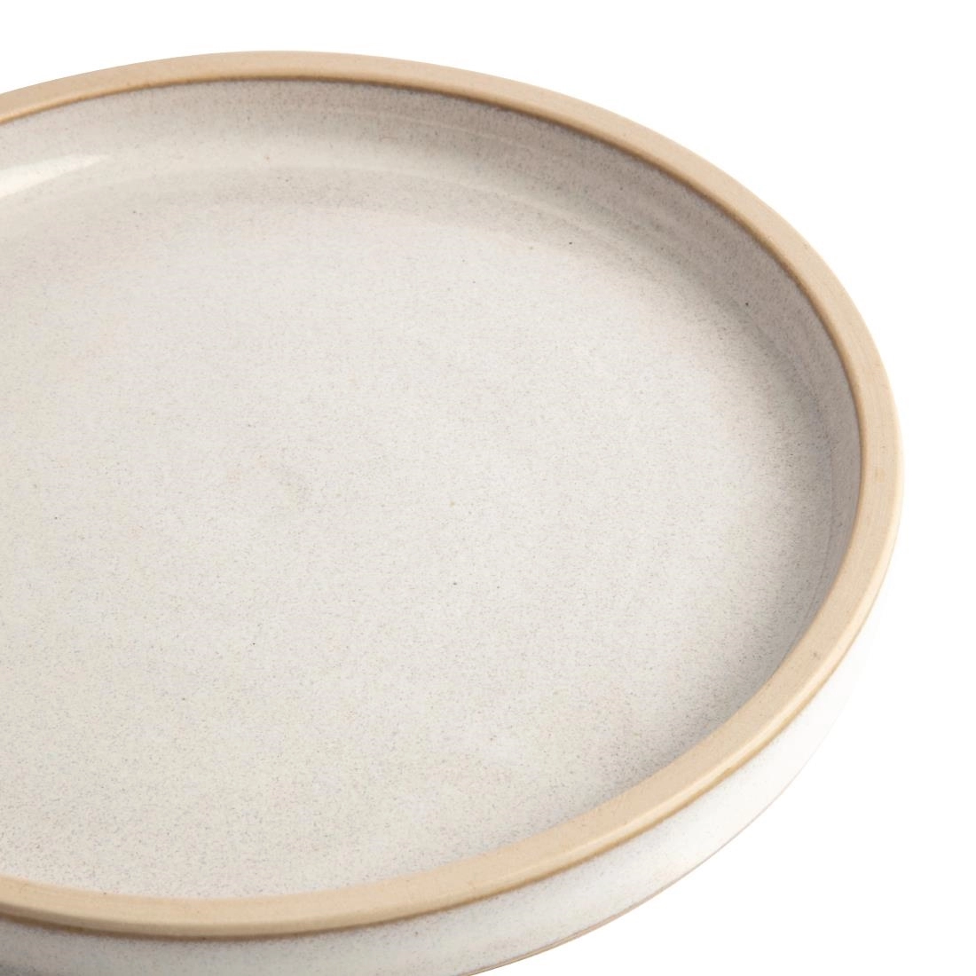 Vous pouvez acheter un Assiettes plates bord droit blanc Murano Olympia Canvas 18 cm (Lot de 6) chez Supplierz BV