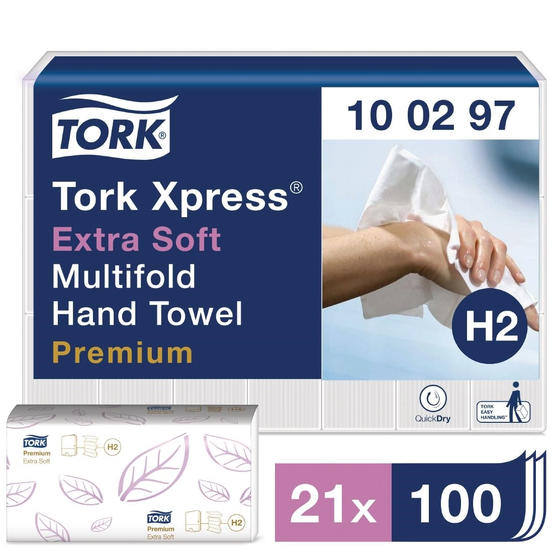 Buy your Tork Xpress multifold handdoeken 2-laags (2100 stuks) at Supplierz BV