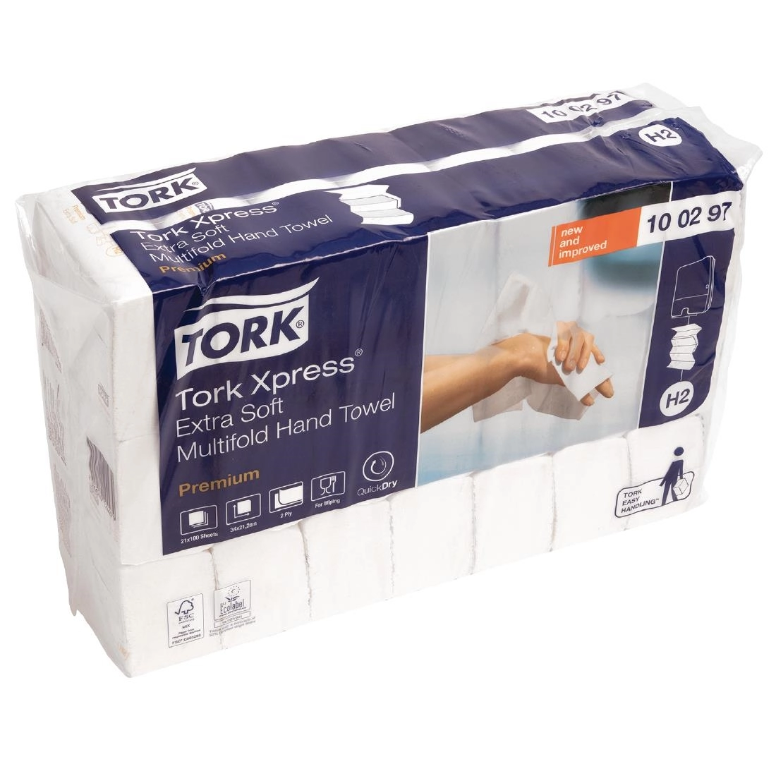 Buy your Tork Xpress multifold handdoeken 2-laags (2100 stuks) at Supplierz BV