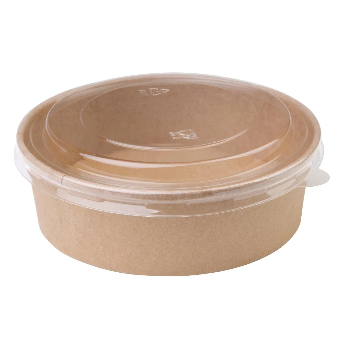 Een Fiesta Compostable ronde kraft saladeschaal 50cl (300 stuks) koop je bij Supplierz BV