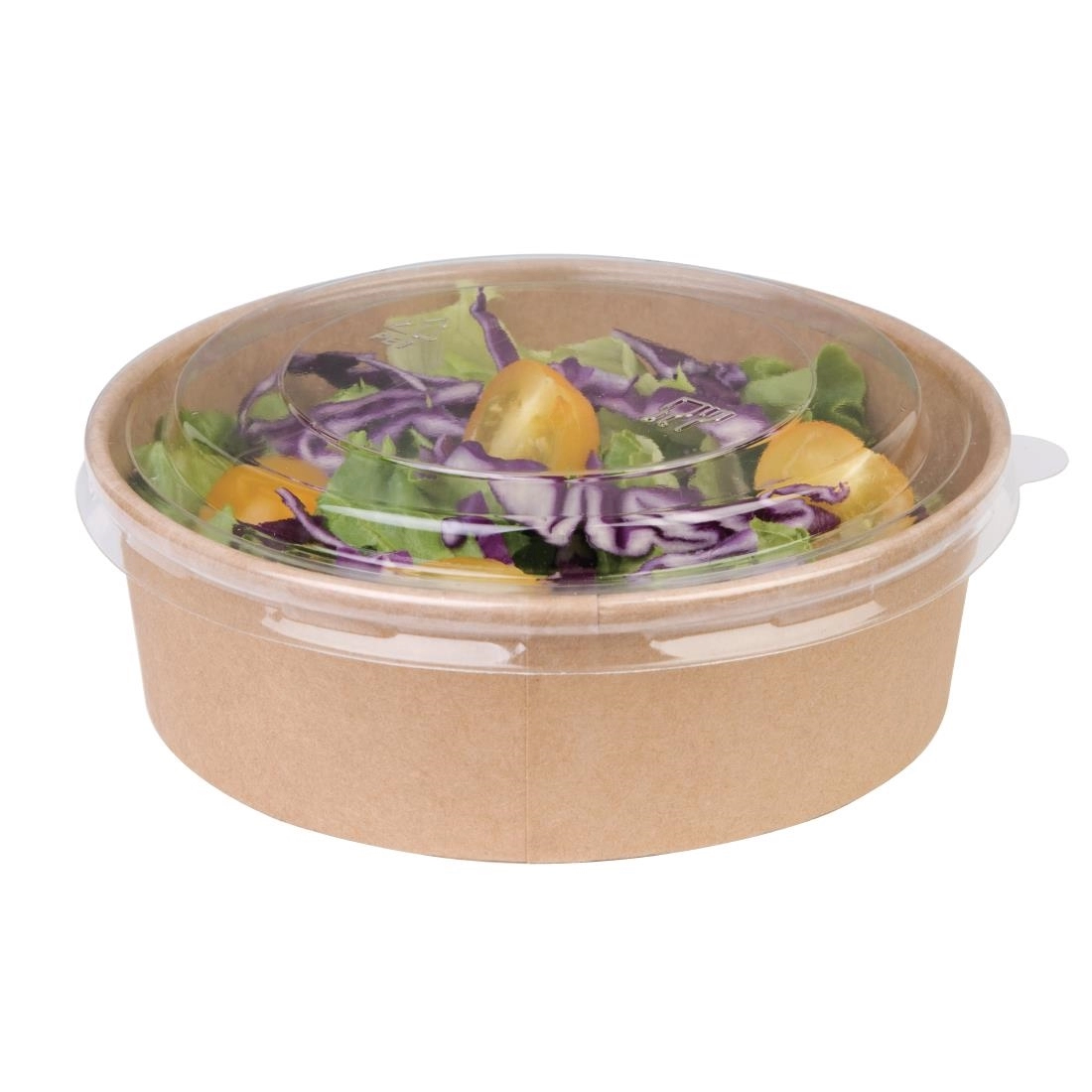 Een Fiesta Compostable ronde kraft saladeschaal 50cl (300 stuks) koop je bij Supplierz BV