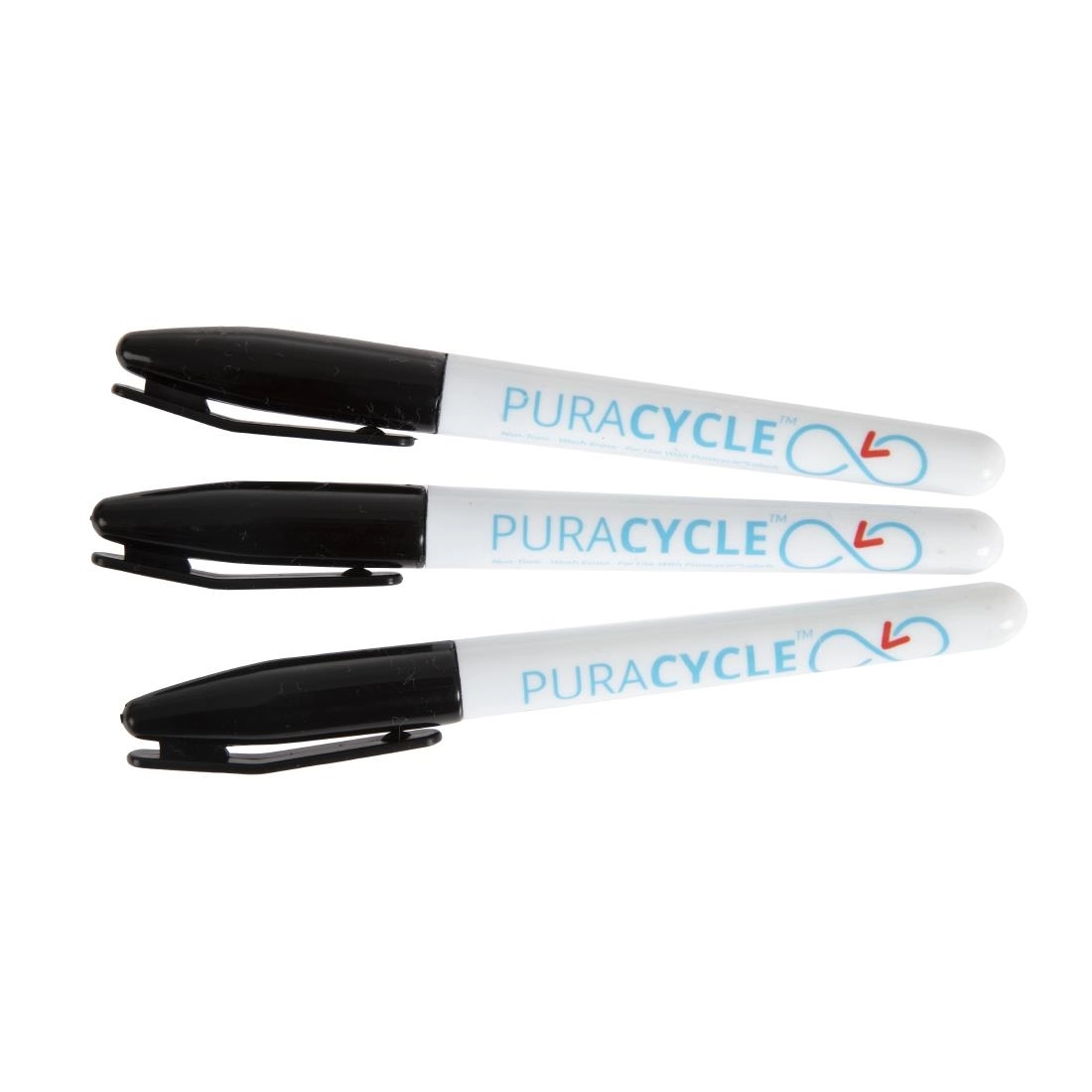 Buy your Puracycle gifvrije permanentmarkers zwart (3 stuks) at Supplierz BV