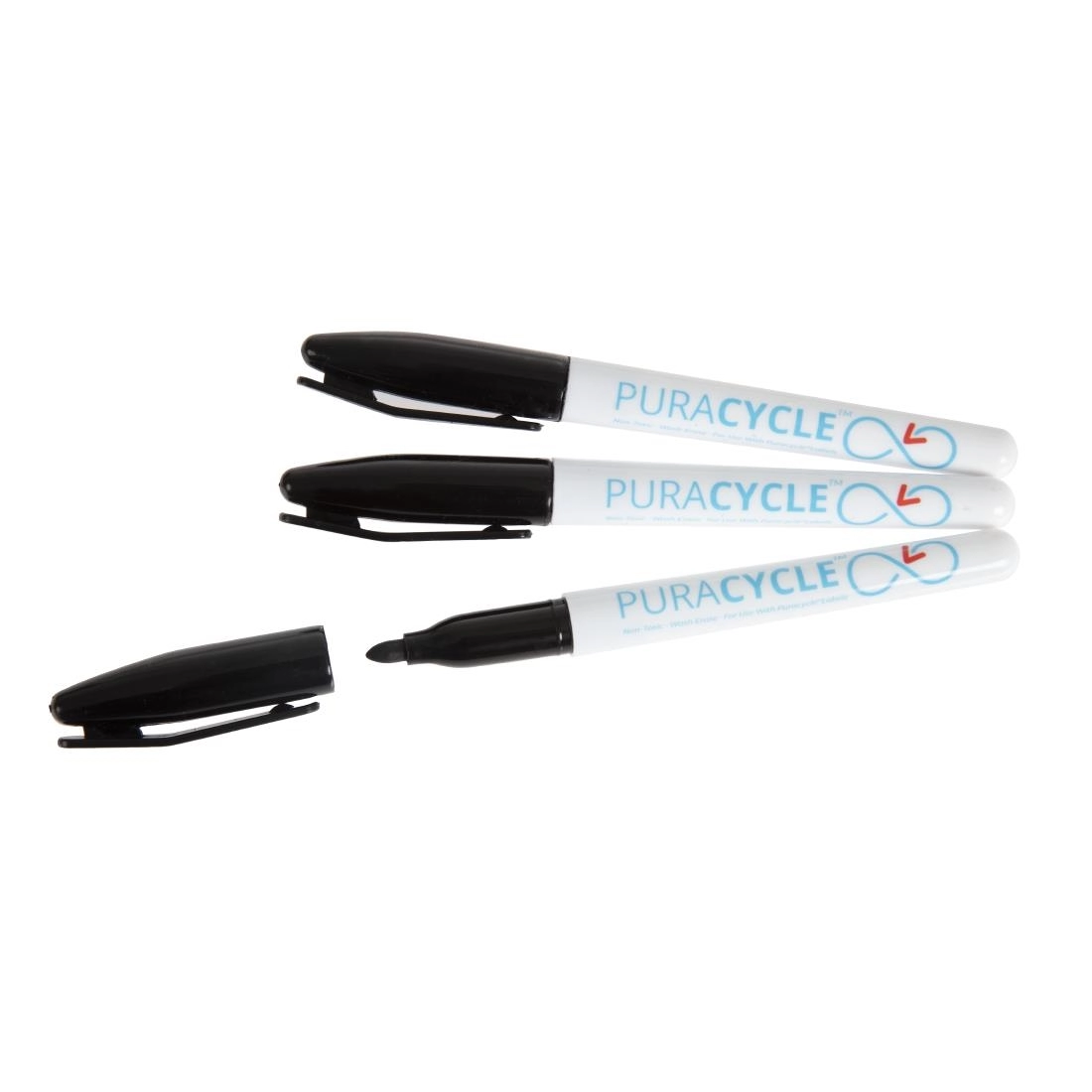 Buy your Puracycle gifvrije permanentmarkers zwart (3 stuks) at Supplierz BV