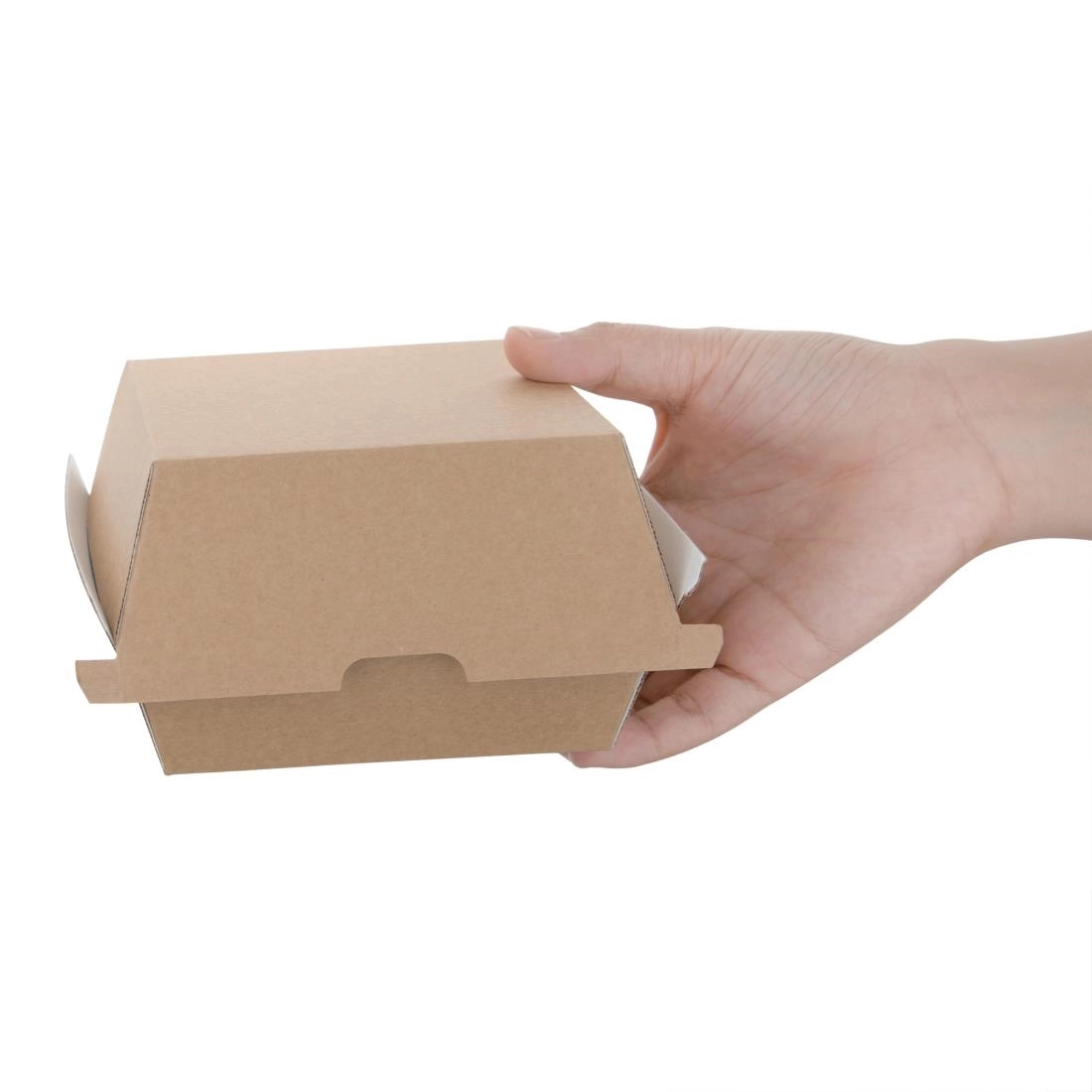 Een Fiesta Compostable composteerbare hamburgerdoosjes kraft klein (200 stuks) koop je bij Supplierz BV