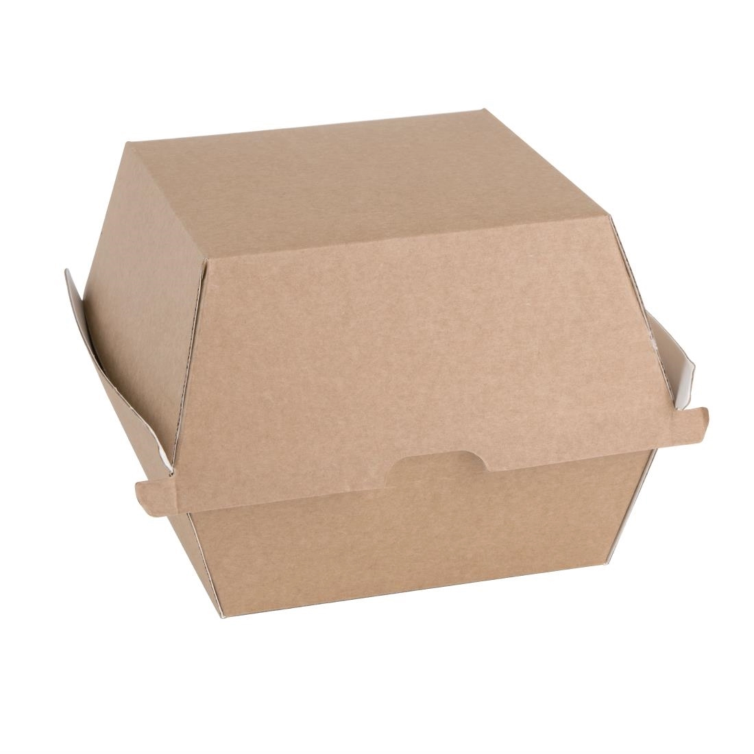 Een Fiesta Compostable composteerbare hamburgerdoosjes kraft groot 112mm vierkant (150 stuks) koop je bij Supplierz BV