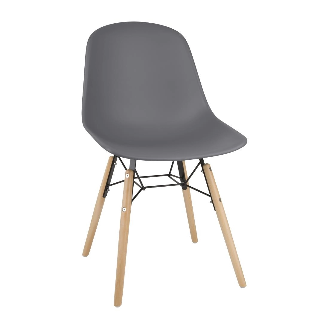 Een Bolero Arlo stoelen donkergrijs (2 stuks) koop je bij Supplierz BV