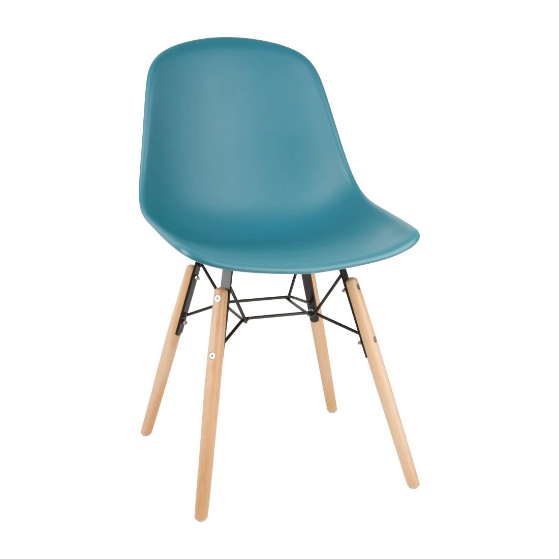 Een Bolero Arlo stoelen groenblauw (2 stuks) koop je bij Supplierz BV