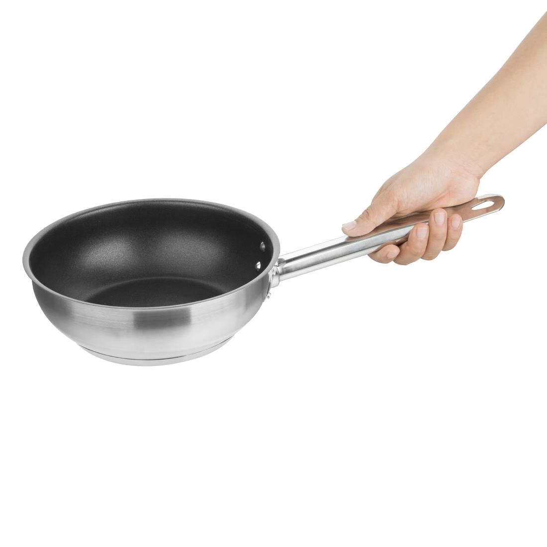 Een Vogue Platinum Plus RVS anti-aanbak inductie sauteuse 20cm koop je bij Supplierz BV