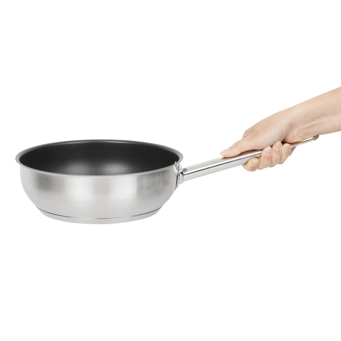 Een Vogue Platinum Plus RVS anti-aanbak inductie sauteuse 24cm koop je bij Supplierz BV