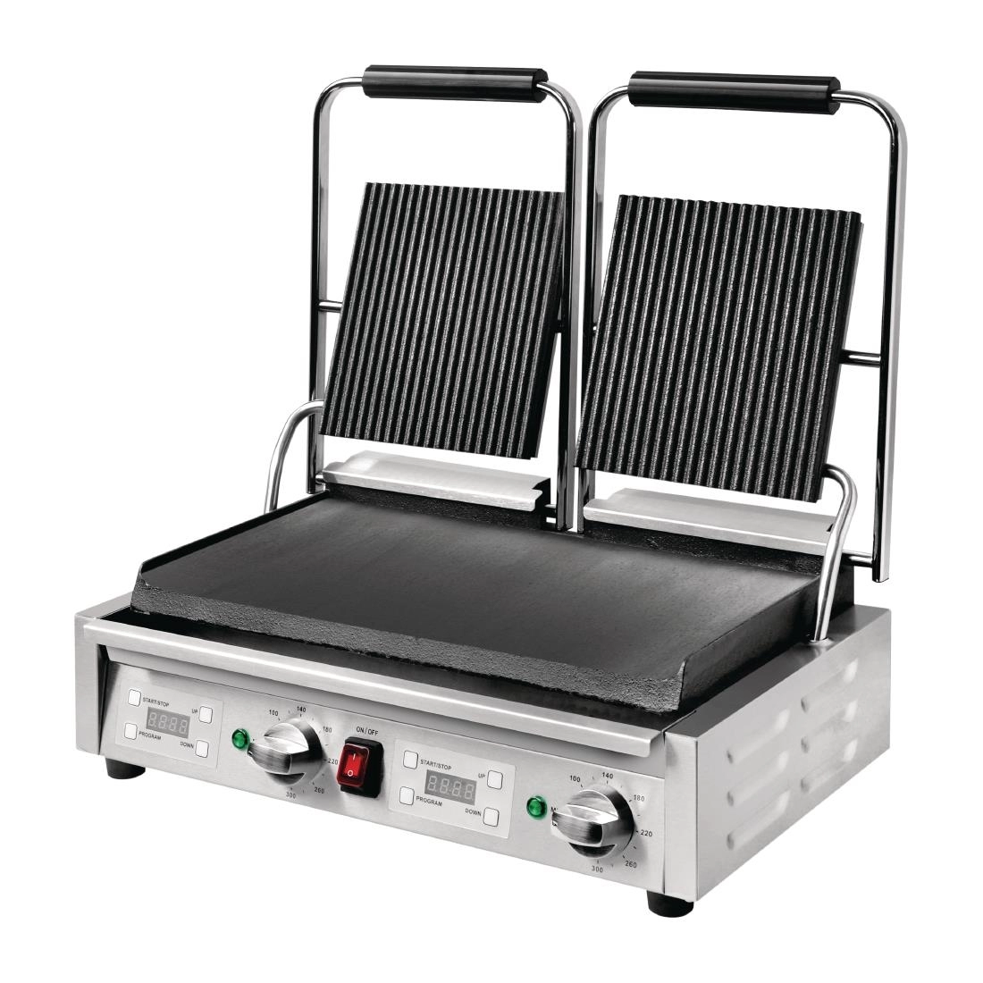 Buy your Buffalo dubbele contactgrill groef/glad at Supplierz BV