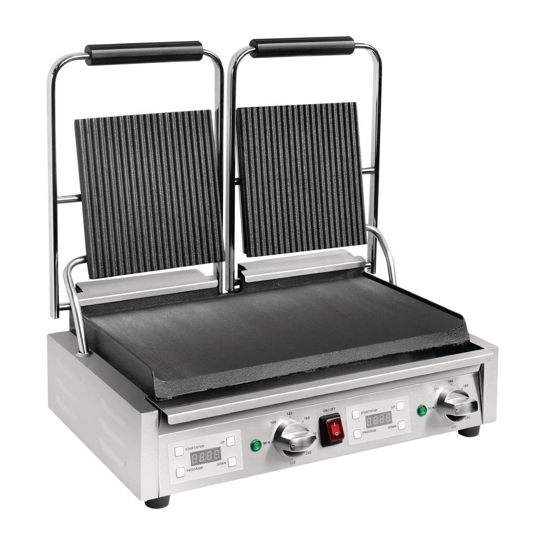 Buy your Buffalo dubbele contactgrill groef/glad at Supplierz BV