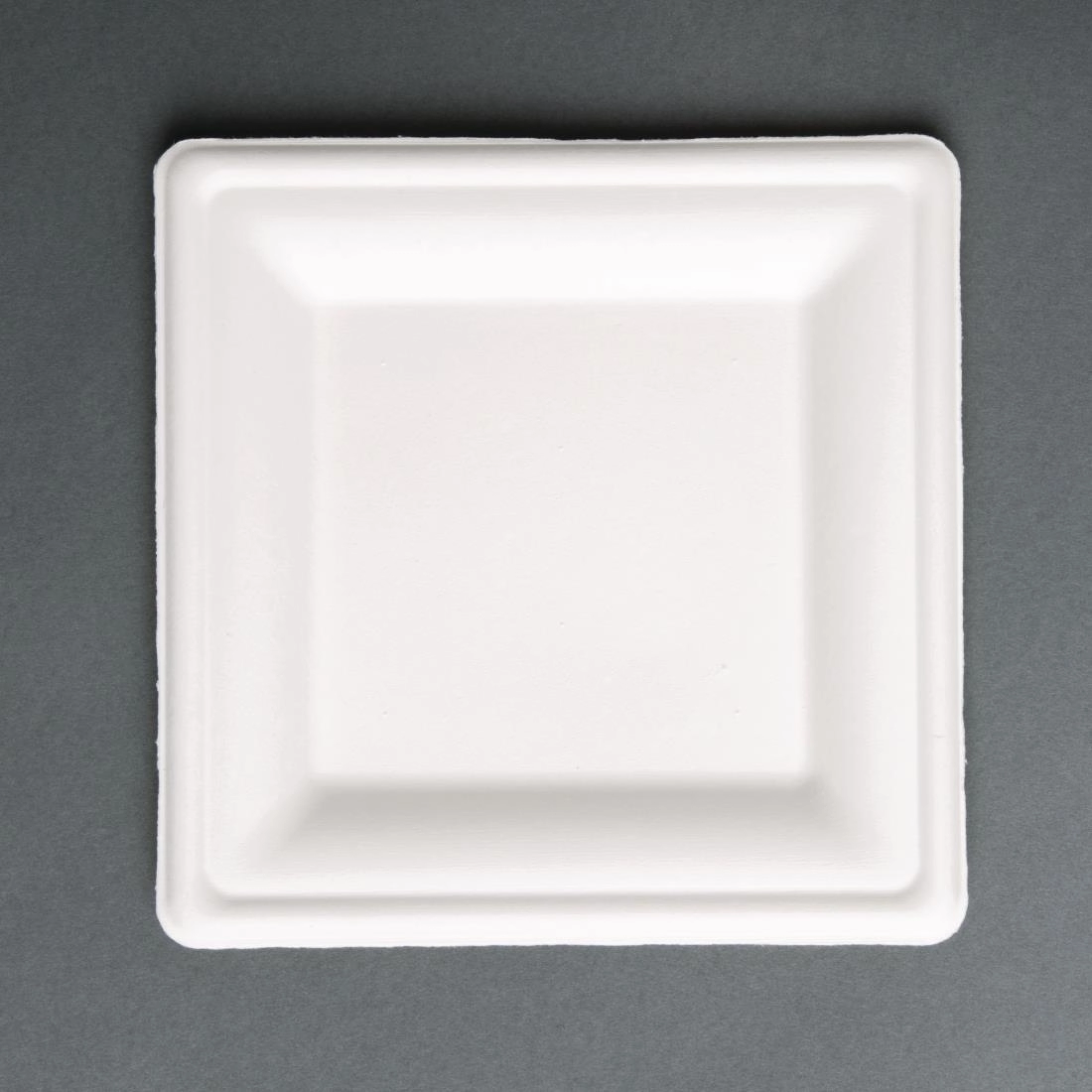 Een Fiesta Compostable composteerbare bagasse borden vierkant 204mm (50 stuks) koop je bij Supplierz BV