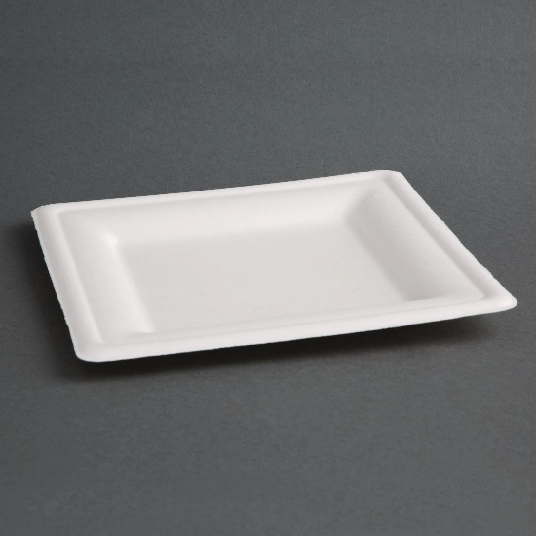 Een Fiesta Compostable composteerbare bagasse borden vierkant 204mm (50 stuks) koop je bij Supplierz BV