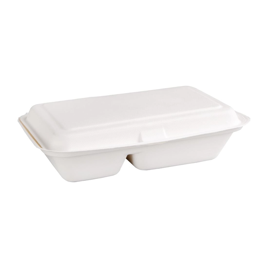 Een Fiesta Compostable composteerbare bagasse voedseldozen 2 compartimenten (200 stuks) koop je bij Supplierz BV