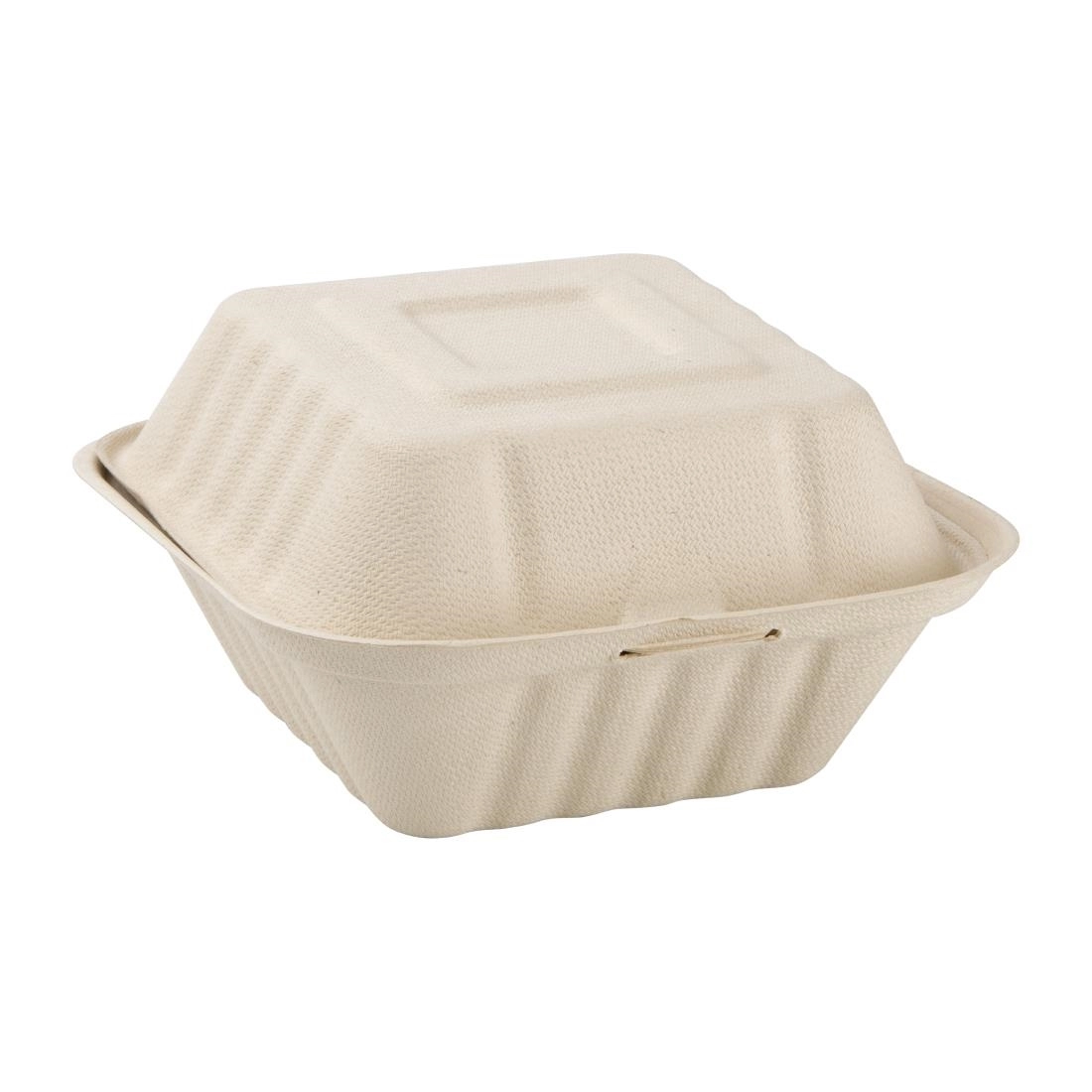 Een Fiesta Compostable composteerbare bagasse hamburgerdoosjes 152mm (500 stuks) koop je bij Supplierz BV