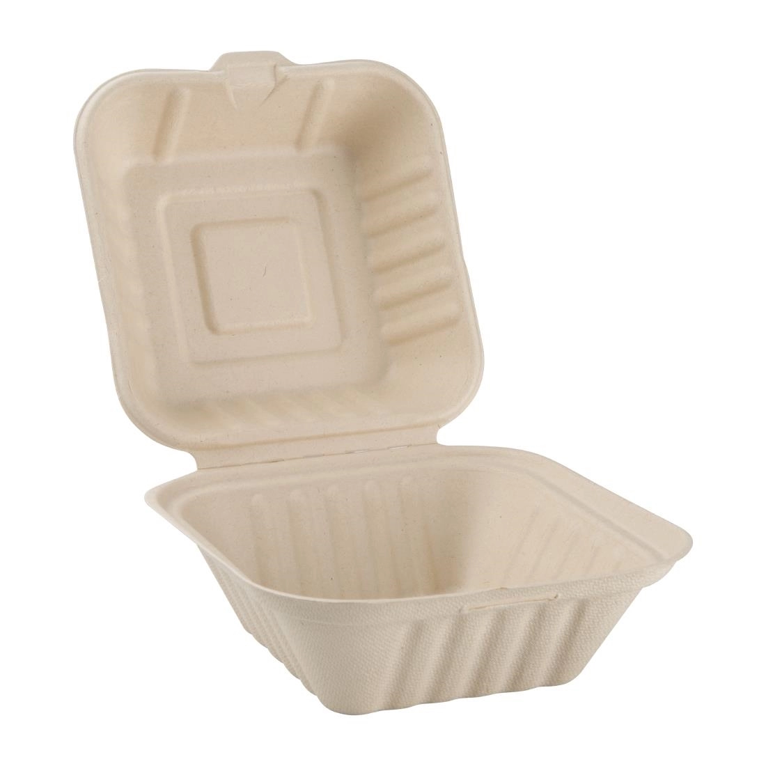 Een Fiesta Compostable composteerbare bagasse hamburgerdoosjes 152mm (500 stuks) koop je bij Supplierz BV