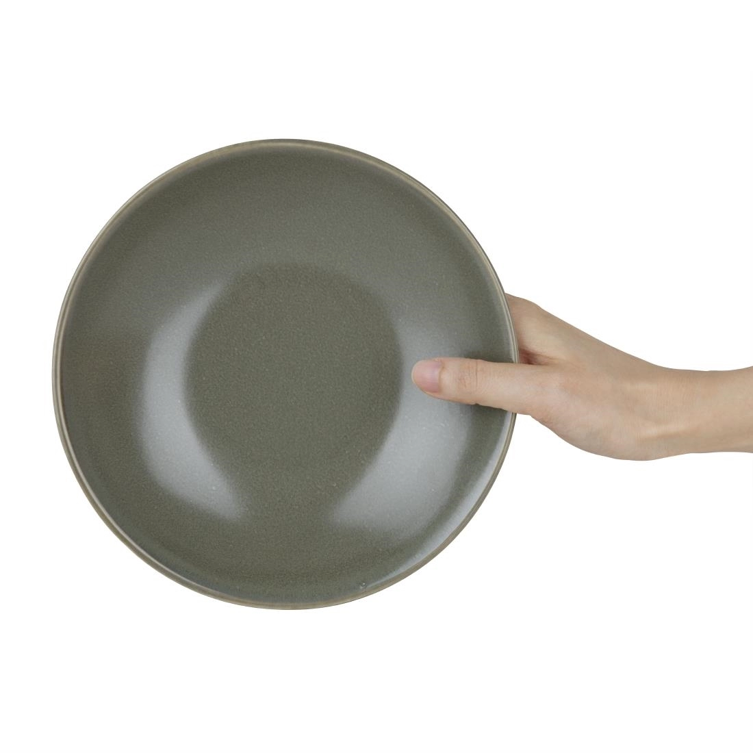 Sie können einen Olympia Build-A-Bowl Flache Schalen dunkelgrün 19cm (6 Stück) bei Supplierz BV kaufen