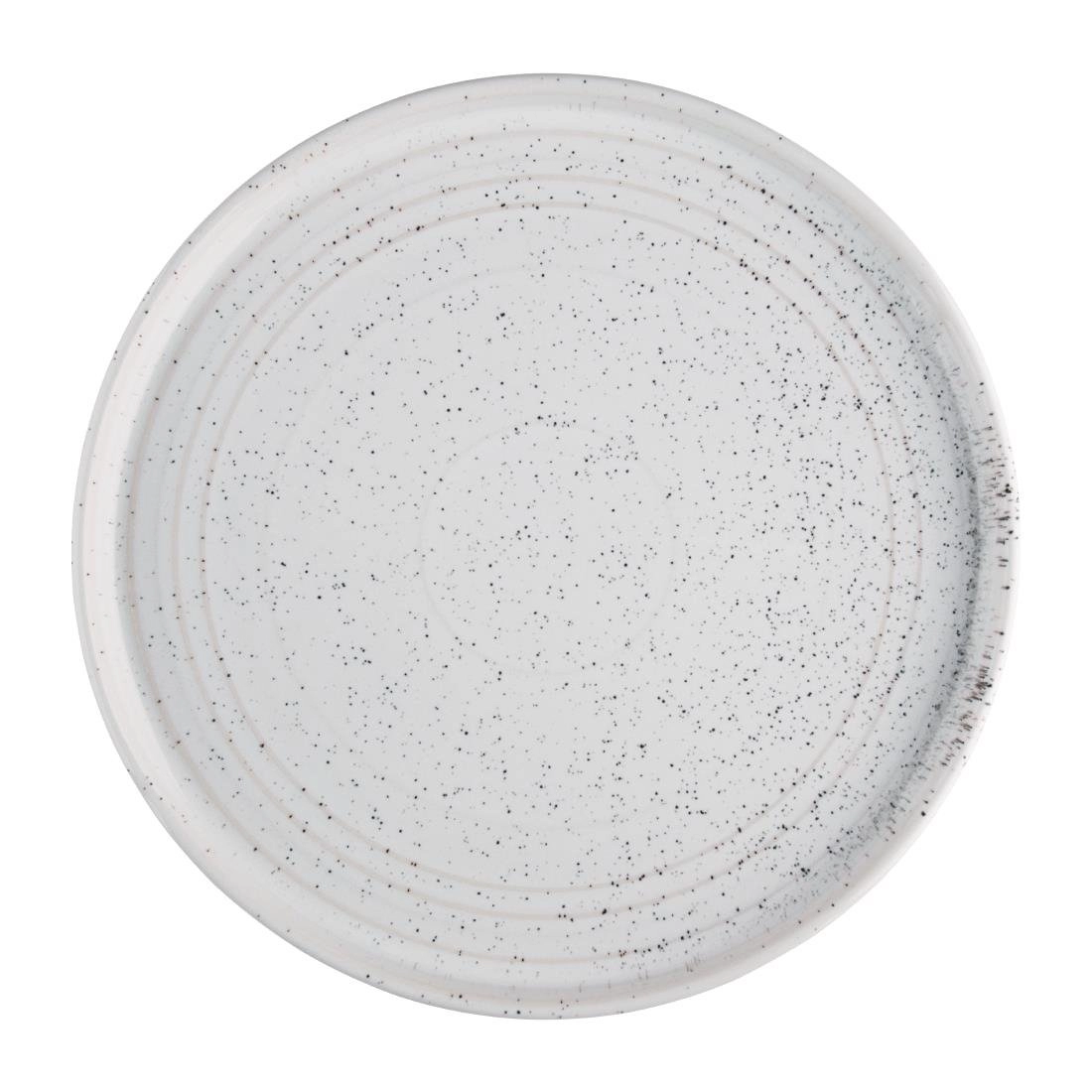 Vous pouvez acheter un Assiettes plates rondes Olympia Cavolo blanc moucheté 270mm (lot de 4) chez Supplierz BV