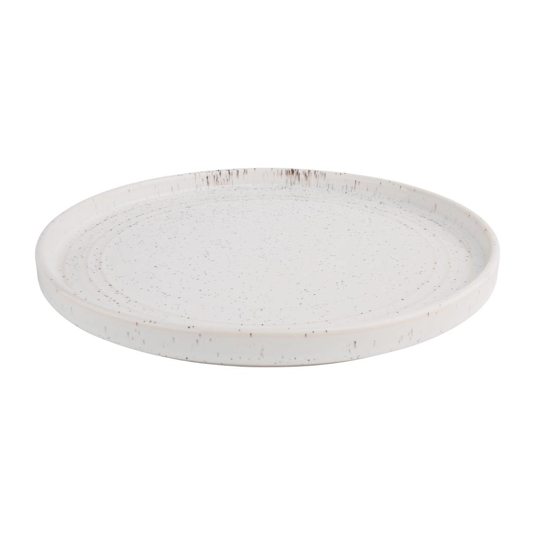 Vous pouvez acheter un Assiettes plates rondes Olympia Cavolo blanc moucheté 270mm (lot de 4) chez Supplierz BV