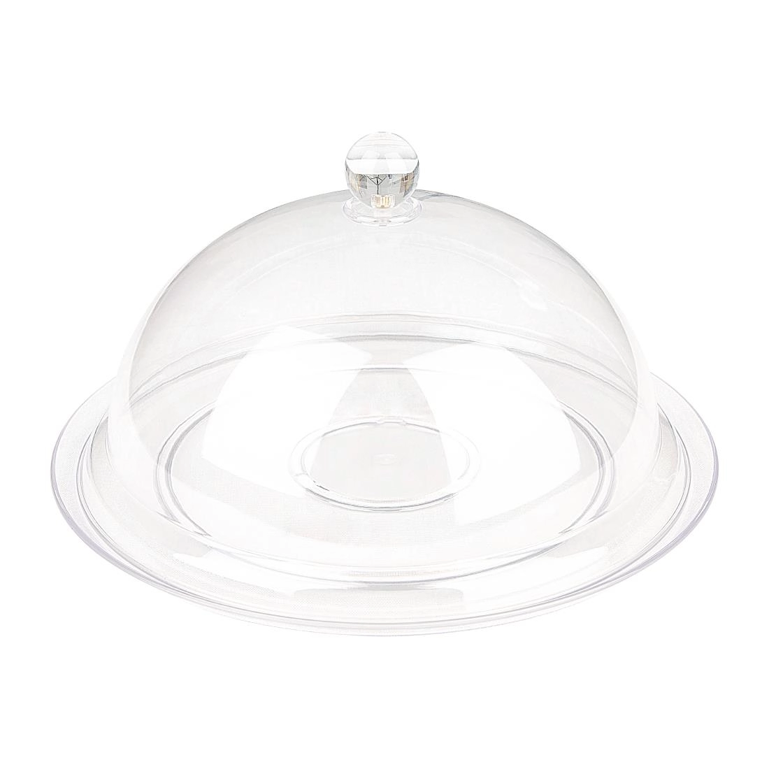 Een Olympia Kristallon polycarbonaat cloche transparant 315(Ø) x 125(H)mm koop je bij Supplierz BV