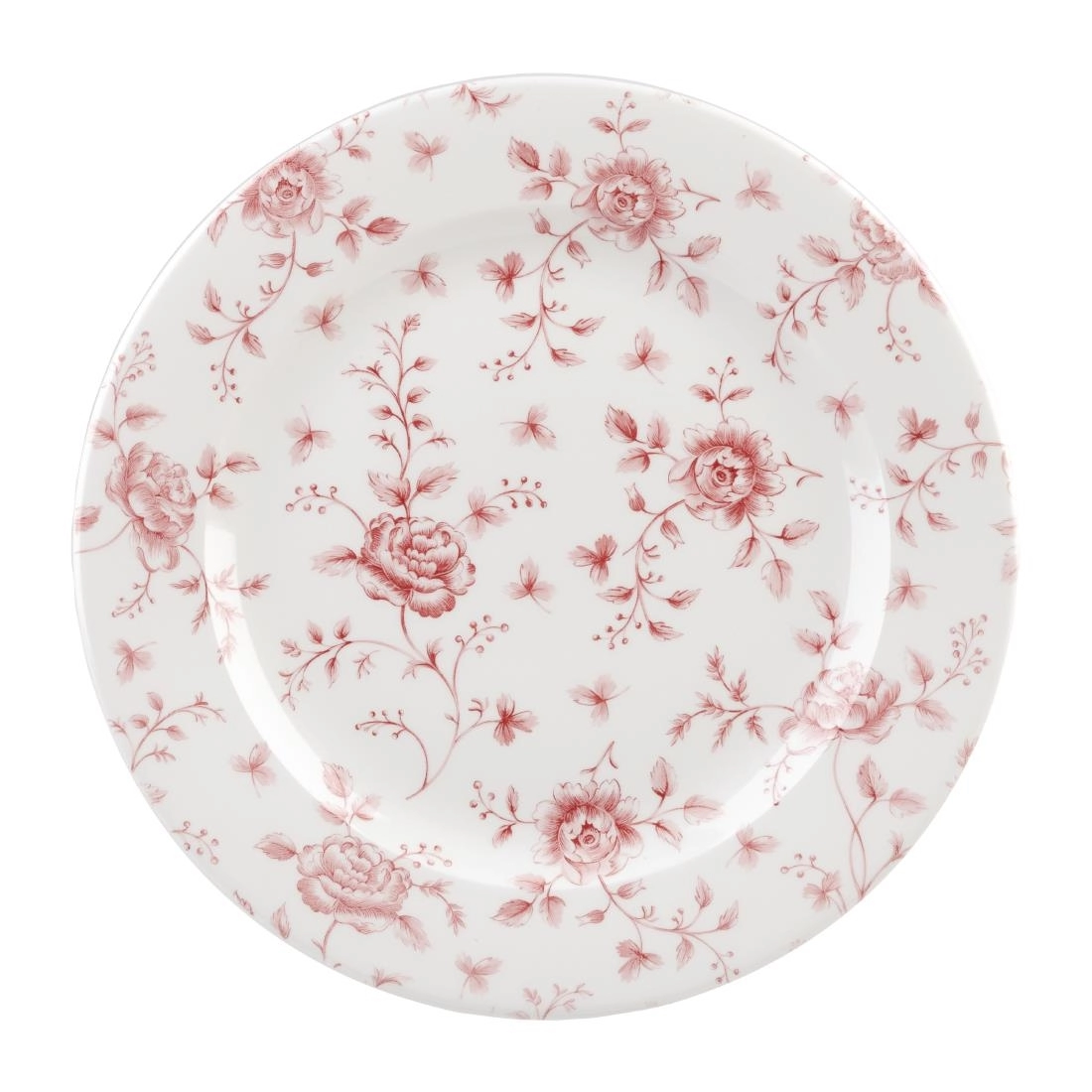 Een Churchill Rose Chintz Cranberry Bord 30.5cm (pak van 6) koop je bij Supplierz BV