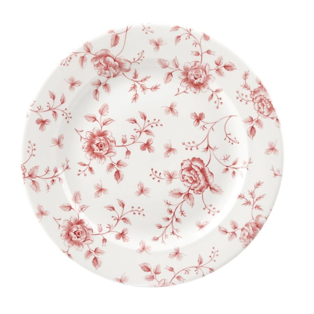 Een Churchill Rose Chintz Cranberry Borden 276mm (Pak Van 6) koop je bij Supplierz BV