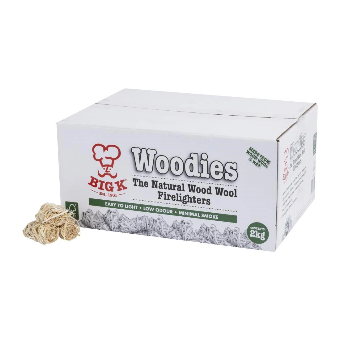 Vous pouvez acheter un Allume-feu en laine de bois naturel Big K Woodies 2Kg chez Supplierz BV