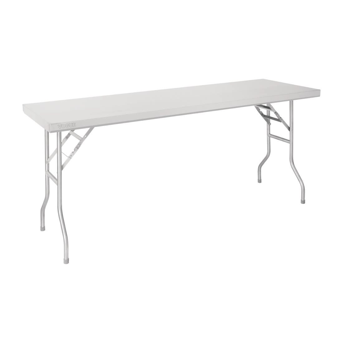 Een Vogue RVS inklapbare werktafel 1830x610x780 koop je bij Supplierz BV