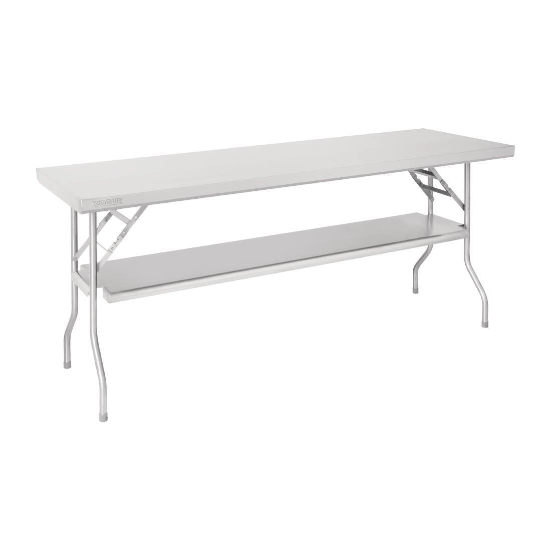 Een Vogue RVS inklapbare werktafel 1830x610x780 koop je bij Supplierz BV