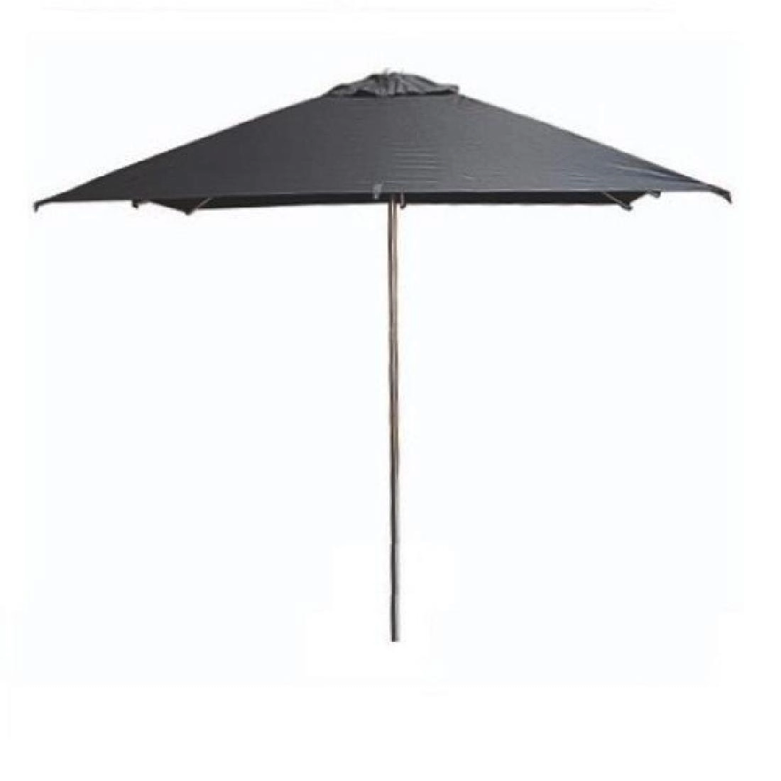 Een Eden Milan vierkante parasol 2,5 x 2,5m zwart koop je bij Supplierz BV